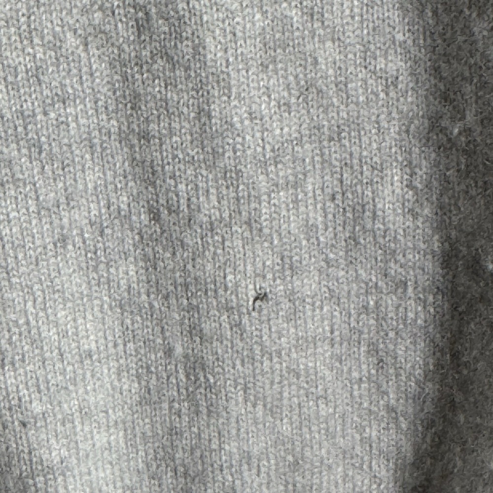 Banana Republic Todd & Duncan 100% Cashmere Hoodie M Gray Scottish Quiet Luxury - Picture 13 of 15